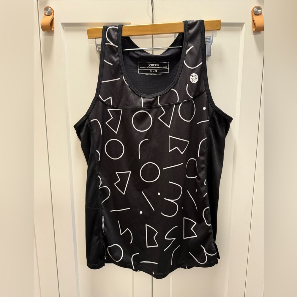 Sombrio Black Geometric Women's Tank Top